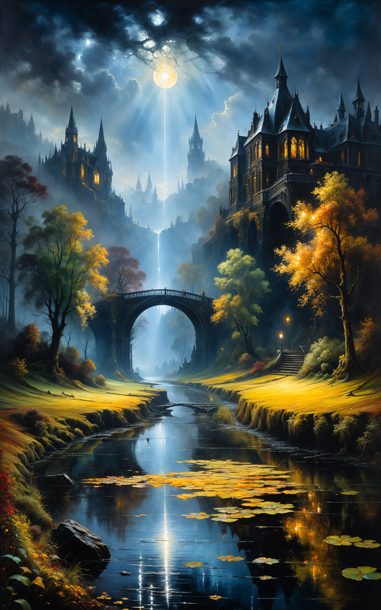 06193-2911246942-Fantastic Realism art style, beautiful angle in haven park, uhd crisp and intricately detailed artwork, dark September landscape.png